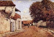 Alfred Sisley Street in Louveciennes Spain oil painting artist